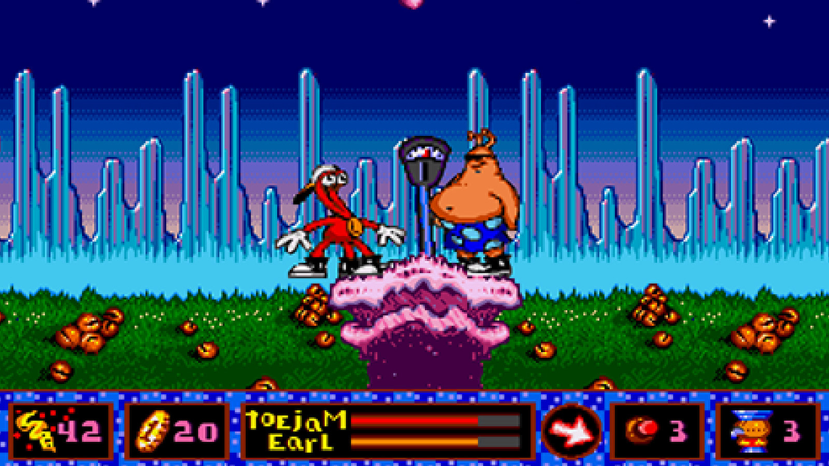 Игры на сегу на двоих. TOEJAM & Earl игра на сега. TOEJAM Earl in Panic on Funkotron Sega. Sega Mega Drive TOEJAM & Earl in Panic on Funkotron. Panic on Funkotron Sega.