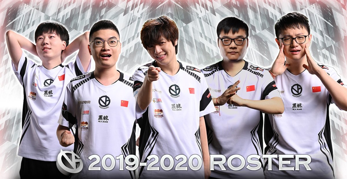 Vici Gaming назвала игроков состава по Dota 2, которые будет представлять организацию в сезоне 2019/2020. Все участники предыдущего ростера, кроме Пань Fade Юя, сохранили места в команде. 
Новым саппортом четвертой позиции в Vici Gaming стал Сюн Pyw Цзяхань. До этого он представлял Team Serenity, с которой занял 9-12 место на The International 2018. Ранее стало известно, что бывший капитан команды Fade перешел в Team Aster.

В предыдущем сезоне Vici Gaming выступила на пяти мейджорах и победила на двух из них — DreamLeague Major и EPICENTER Major 2019. Коллектив получил приглашение на The International 2019 и занял 5-6 место на чемпионате.