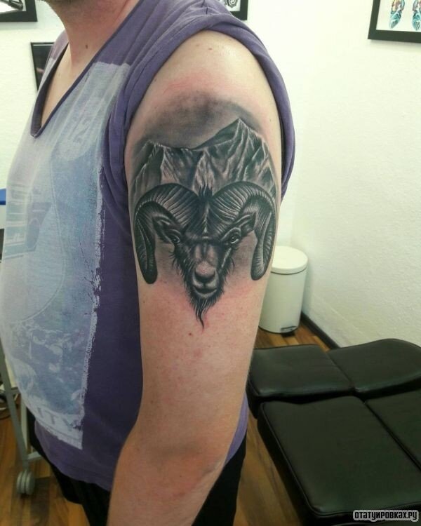 Что означает татуировка с изображением барана?