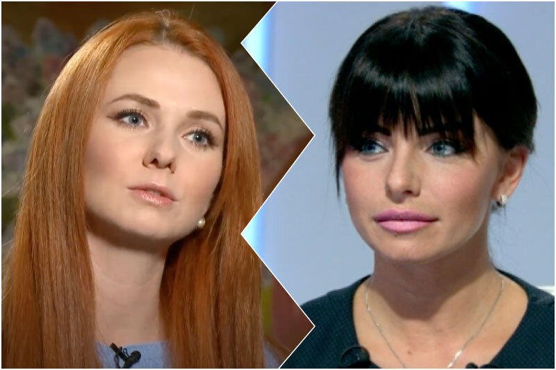 Лена Катина и Юлия Волкова. © Коллаж из Кадров телеканала НТВ.