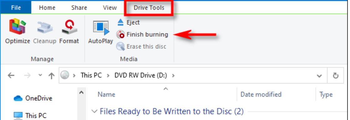 Как записать cd в windows 10. Записать файлы на диск windows 10. как записать cd dvd диск на win 10.
