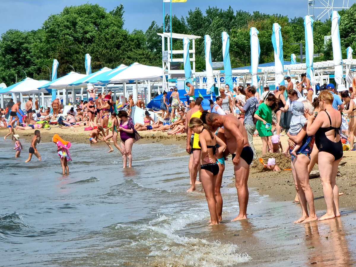 Море в анапе летом