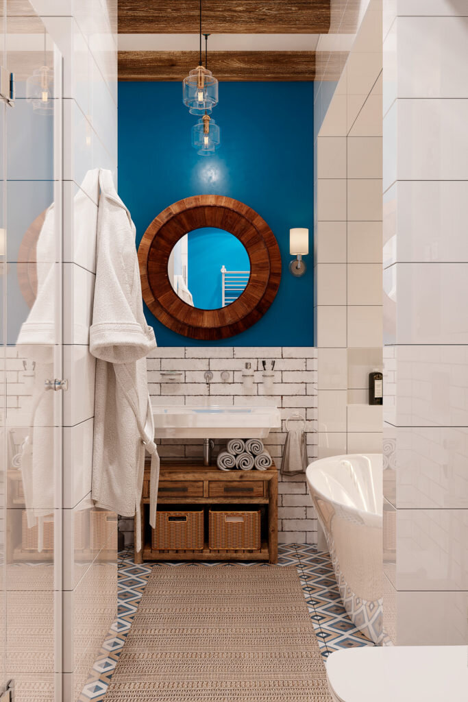 Насыщенные цвета и смешение стилей. Смелый, яркий интерьер старой сталинки, оформленный с изысканным вкусом