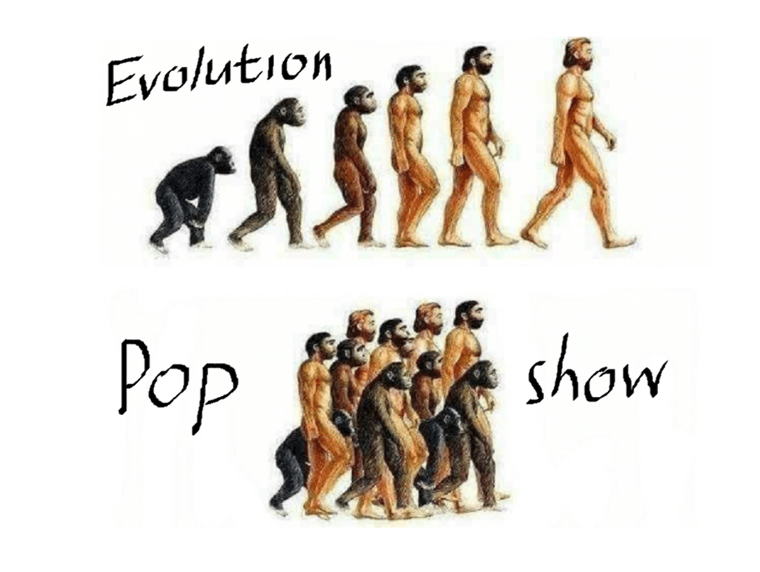Минутка Юмора: Эволюция vs Поп-концерт