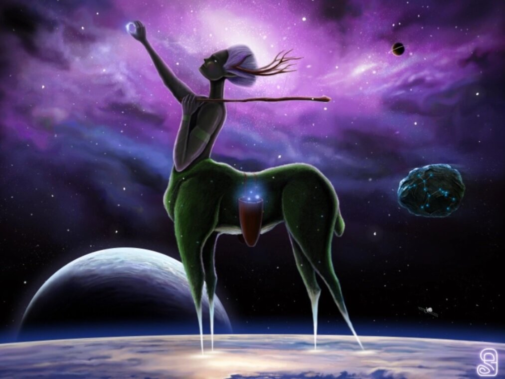 Кентавр. Автор - Devi. Из открытых источников.