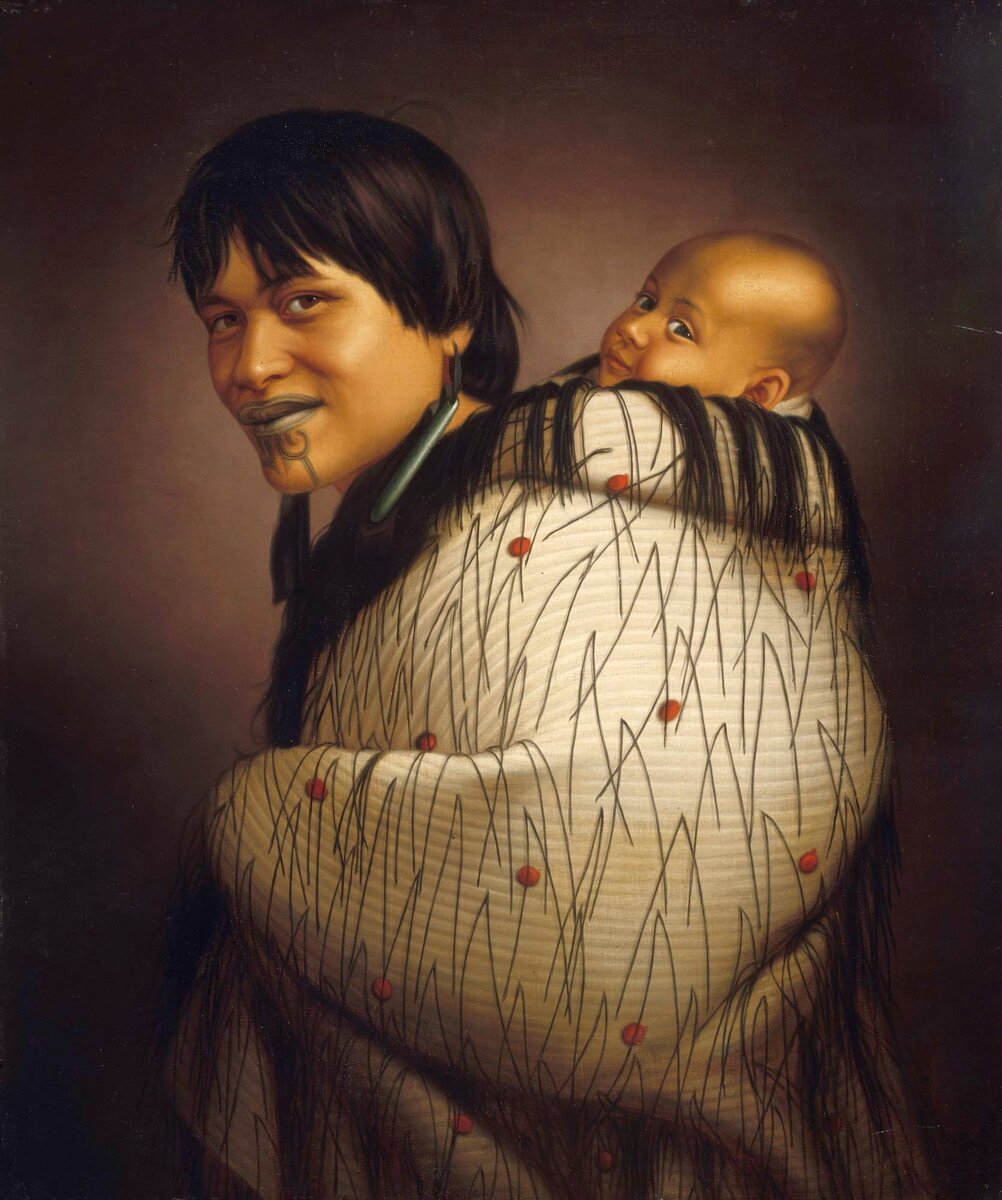 Ana Rupene and Child, circa 1880