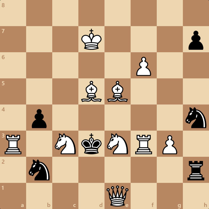 Белые начинают и матуют в 1 ход