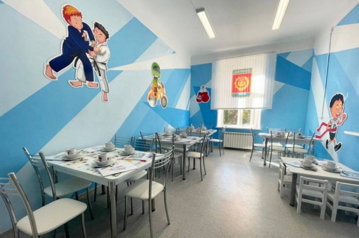 Мы открыли школьную столовую