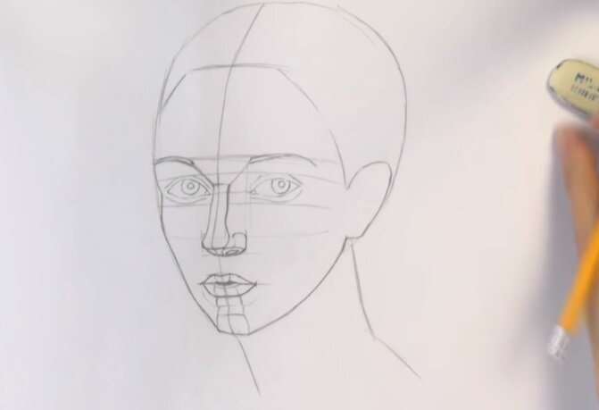 Как поэтапно нарисовать портрет карандашом