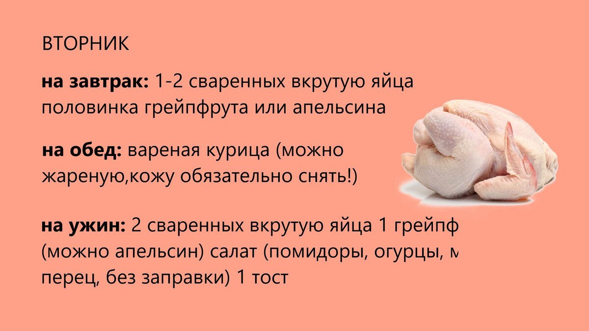 Меню 1 неделя диеты 