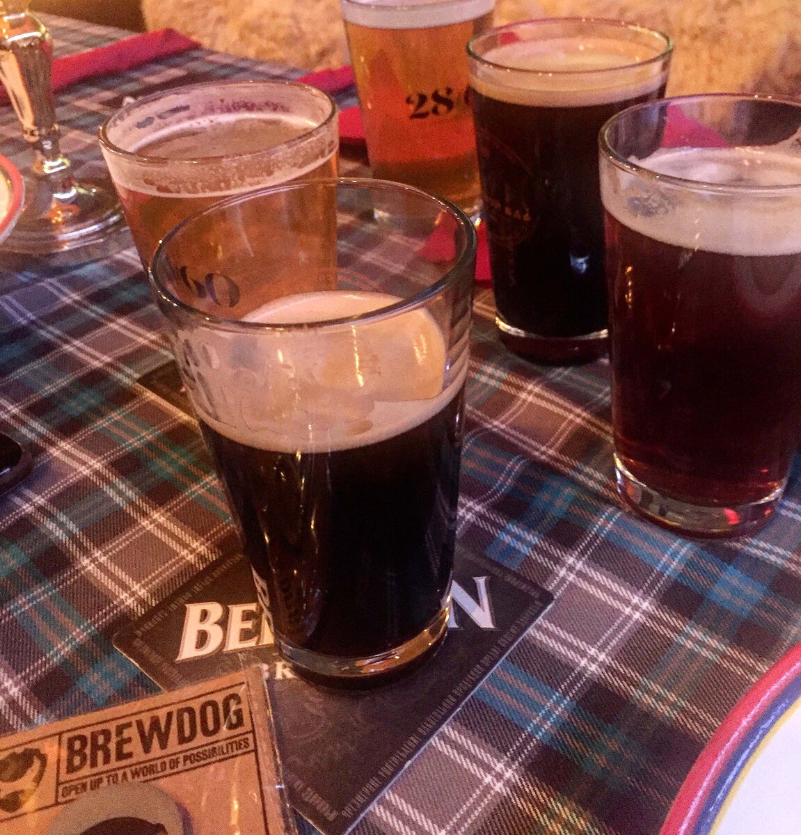 Фото с дегустации шотландской пивоварни Brewdog.