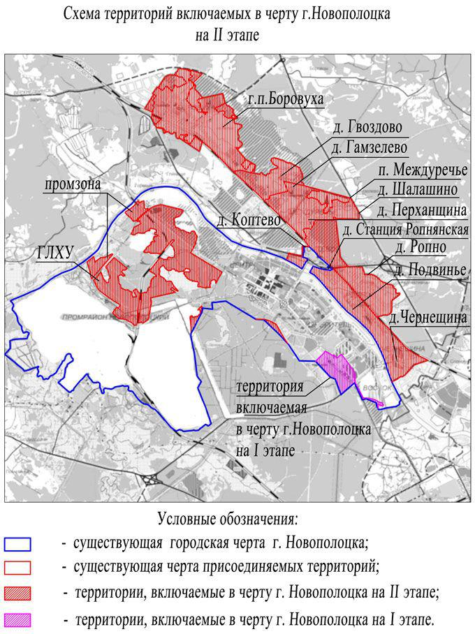 Карта междуречье новополоцк