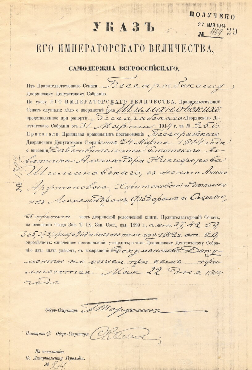 Нацыянальны архіў Малдовы. - Ф. 88 - Вопіс 2. - Спр. 274.
