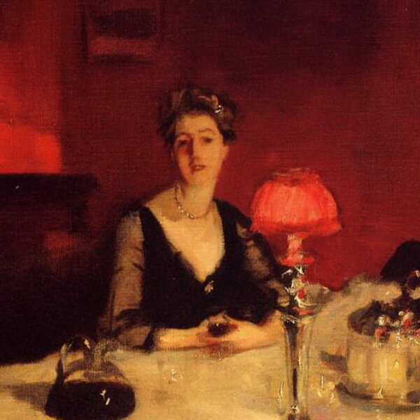 Джон Сингер Сарджент. Обеденный стол ночью. Источник - artchive.ru