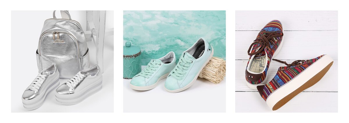 На фото: кеды Marco Barbabella (арт. 17503 white silver), Diesel (арт. Y01448 P1232 H6228 turquese vintage), Napapijri (арт. 14738779 N460 multicolor).