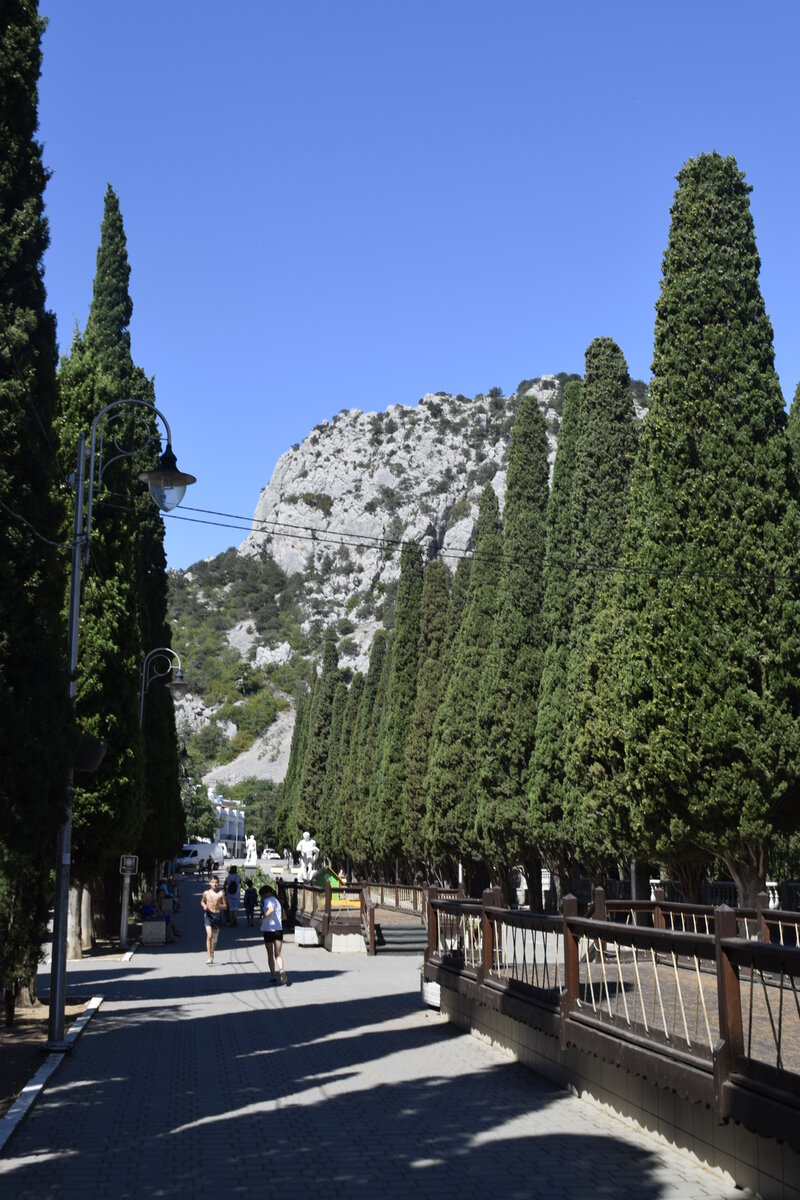 Новый парк в центре Симеиза *фото из семейного архива*