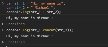 конкатенация строк
