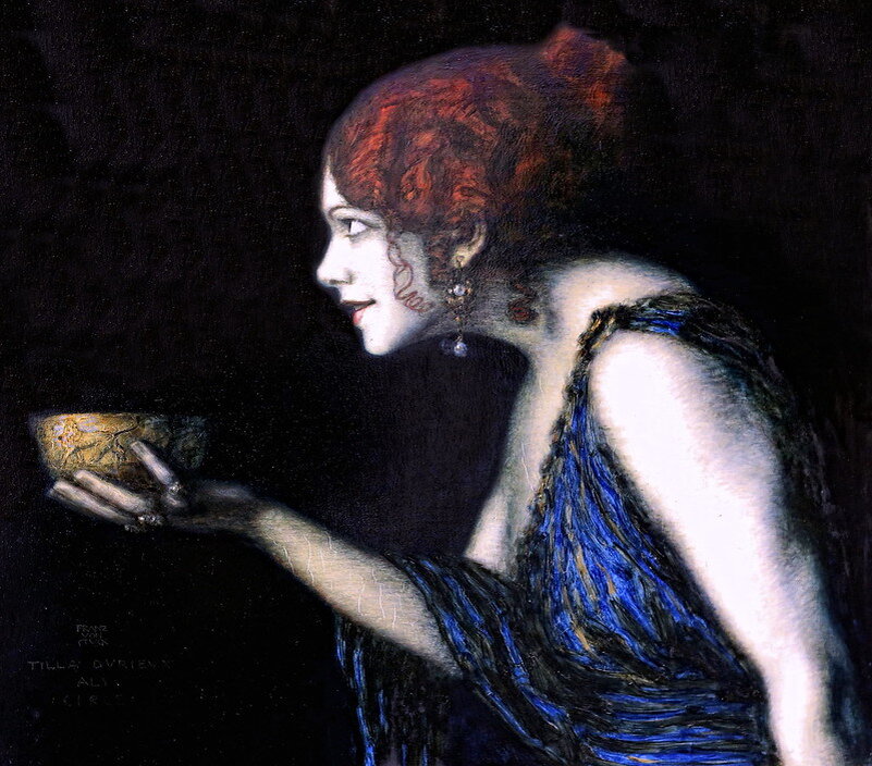 немецкий живописец Франц фон Штук (Franz von Stuck, 1863-1928).