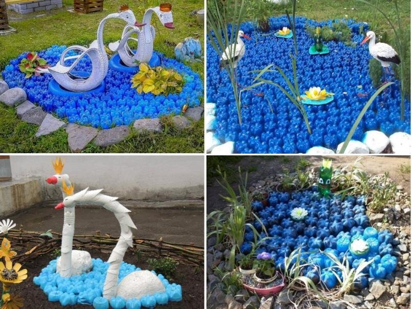 Поделки из пластиковых бутылок для детского сада