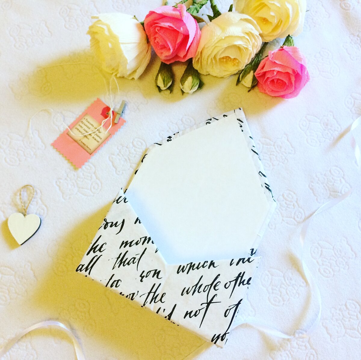 На фото готовый конверт