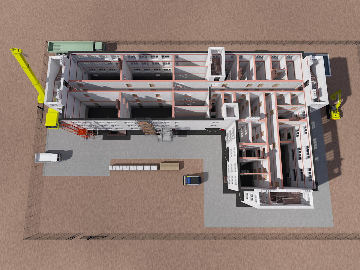 Проект детского сада - план строительства