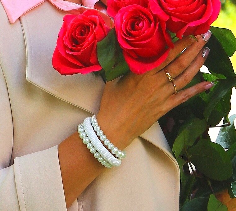 Фото от моей заказчицы - новой хозяйки браслета