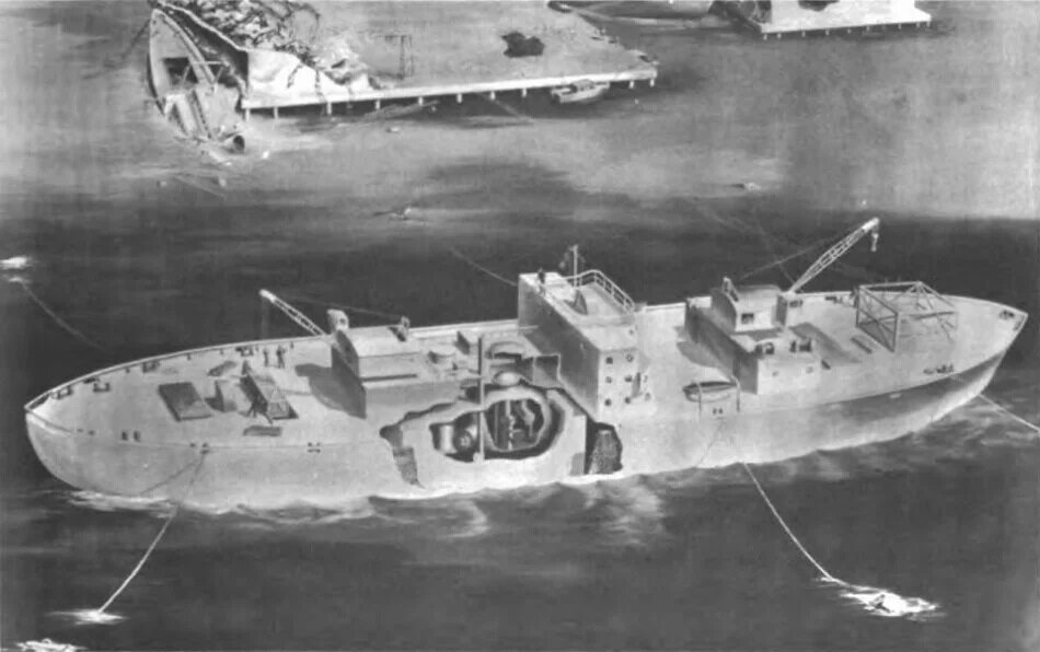 Схема ПАЭС "Sturgis" с реактором MH-1A