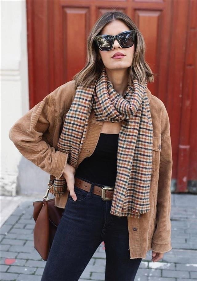 Модные женские шарфы фото трендовых моделей на осень и зиму и как их носить - Я Покупаю