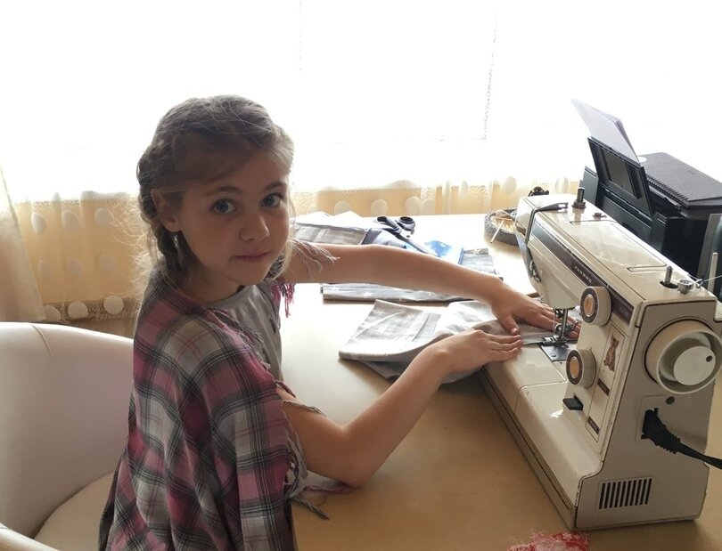 Катерина за работой )))