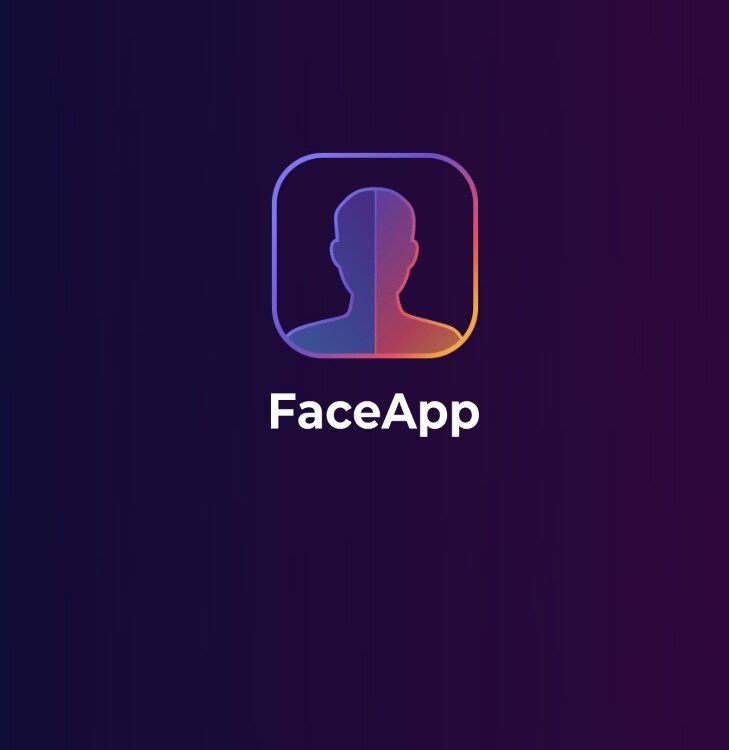 Логотип искомого приложения face app