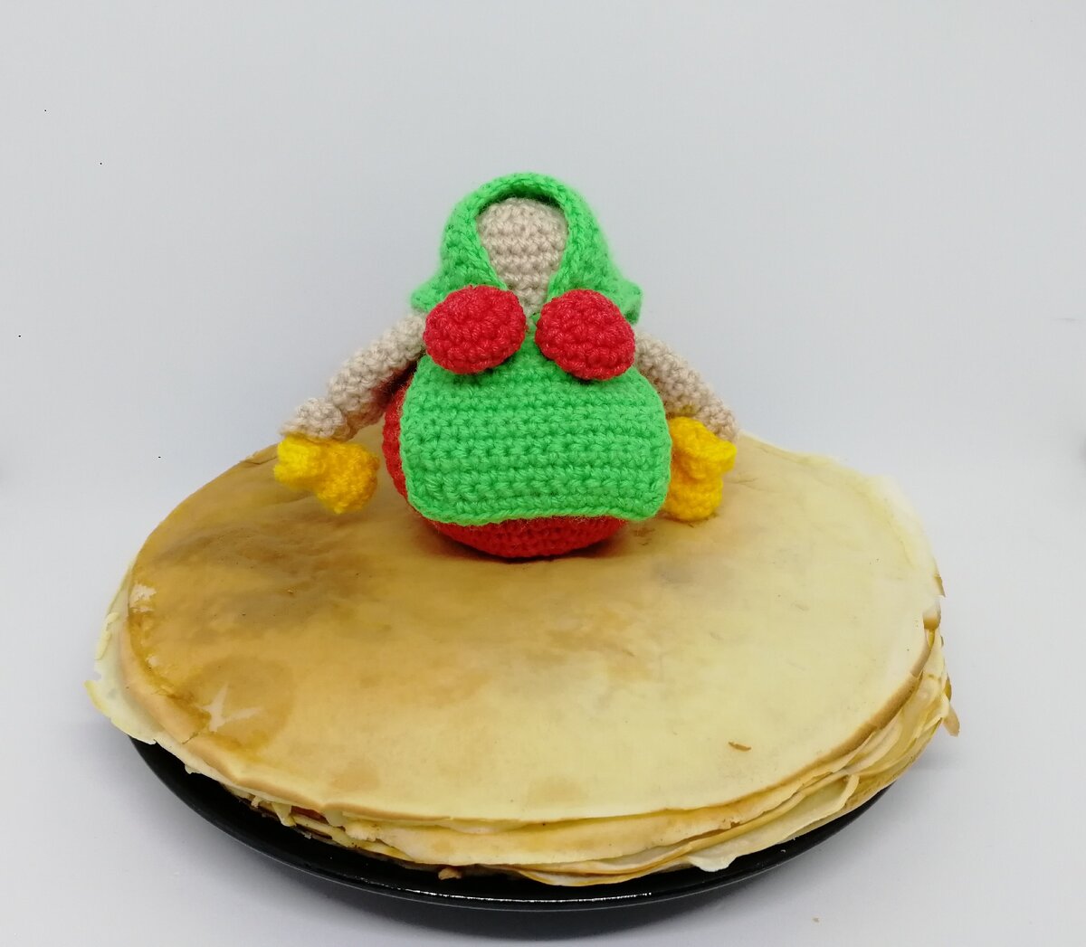 Моя куколка-кубышка. В одном из нарративов можно посмотреть процесс ее создания, кому интересно)