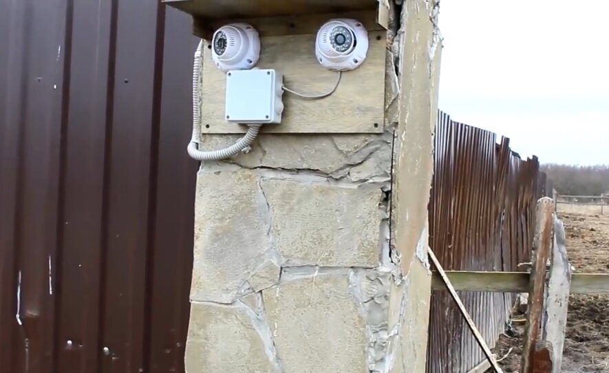 Против людской глупости бессильны даже камеры : впору вешать табличку "За кормление лошадей - штраф лопатой по стеклу" (фото - скриншот ютуб-канала "Деревенский Тёма")