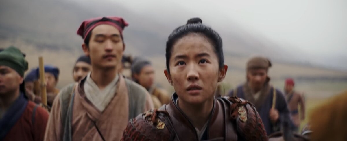 Кадр из трейлера Мулан 2020