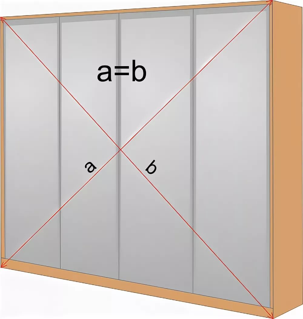 Задняя стенка диагональ шкаф