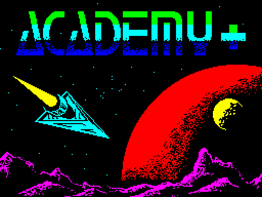 Скриншот заставочного экрана игры «ACADEMY»