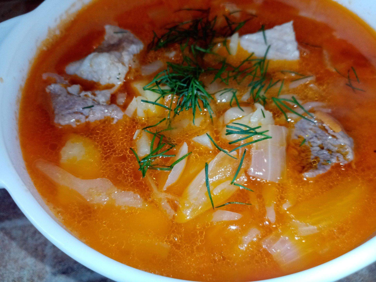 Суп со свининой, картошкой и томатной пастой рецепт пошаговый с фото - zenin-vladimir.ru