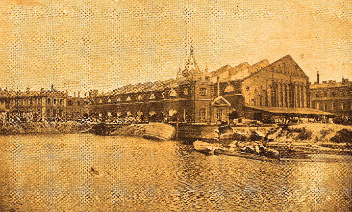 Новая Голландия после пожара 1900 года. 