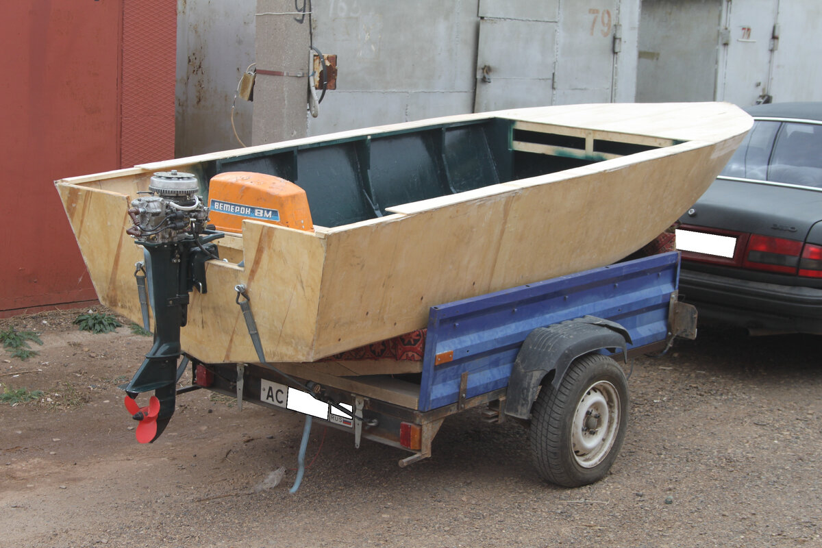 Лодка готова ехать на регистрацию