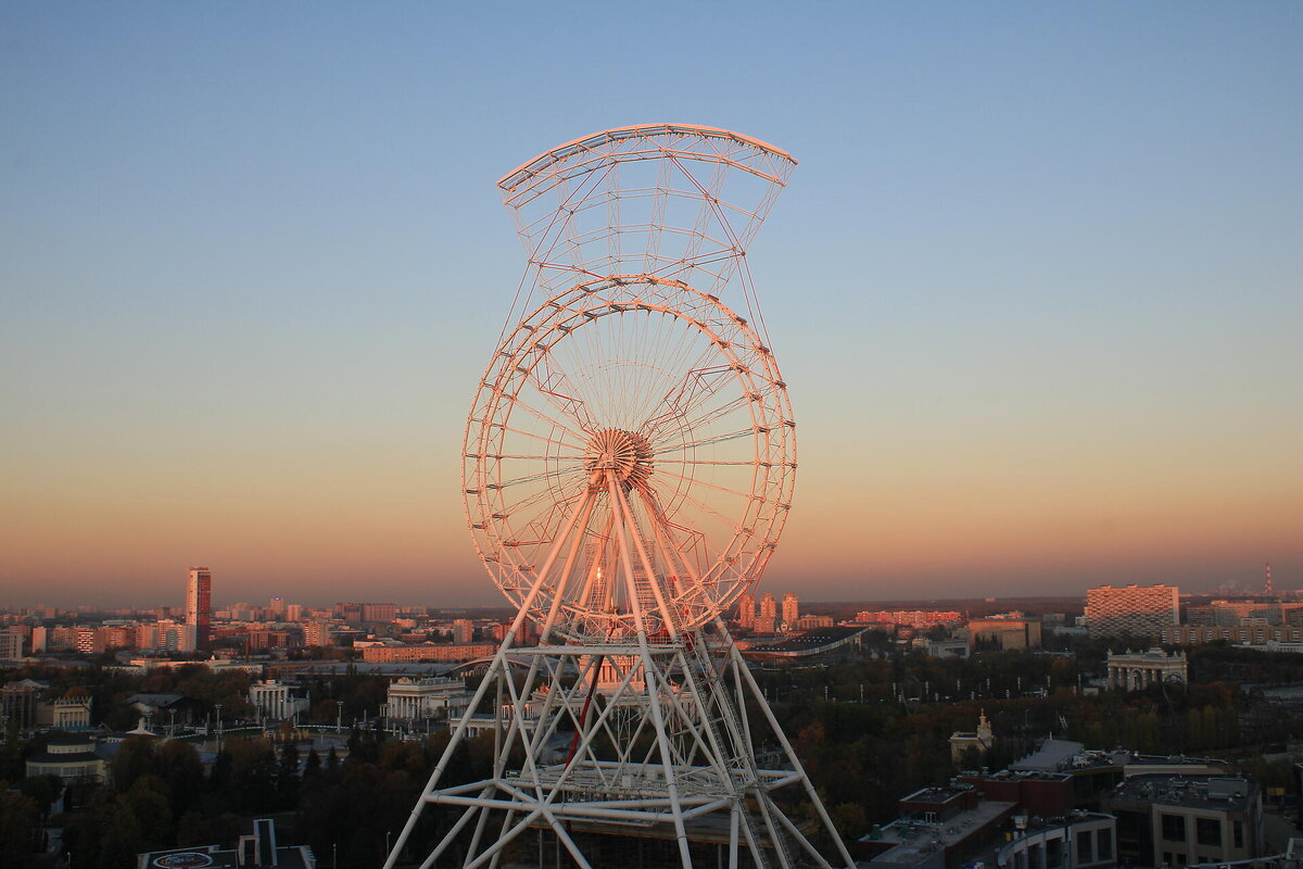 Колесо обозрения москва фото