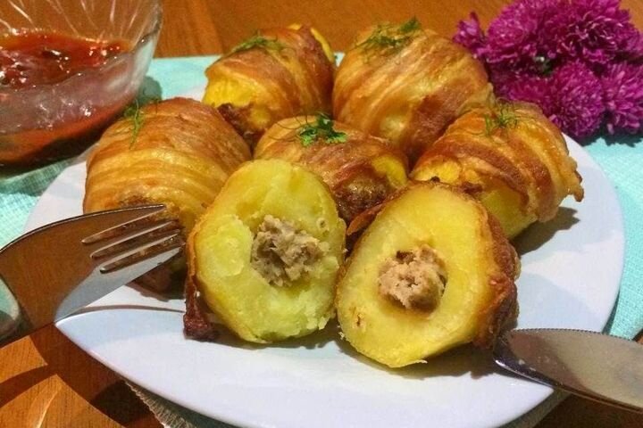 Картофель запеченный половинками в духовке