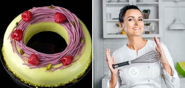 Муссовый торт с зеркальной глазурью: шедевром кондитерского искусства поделилась Лиза Глинская