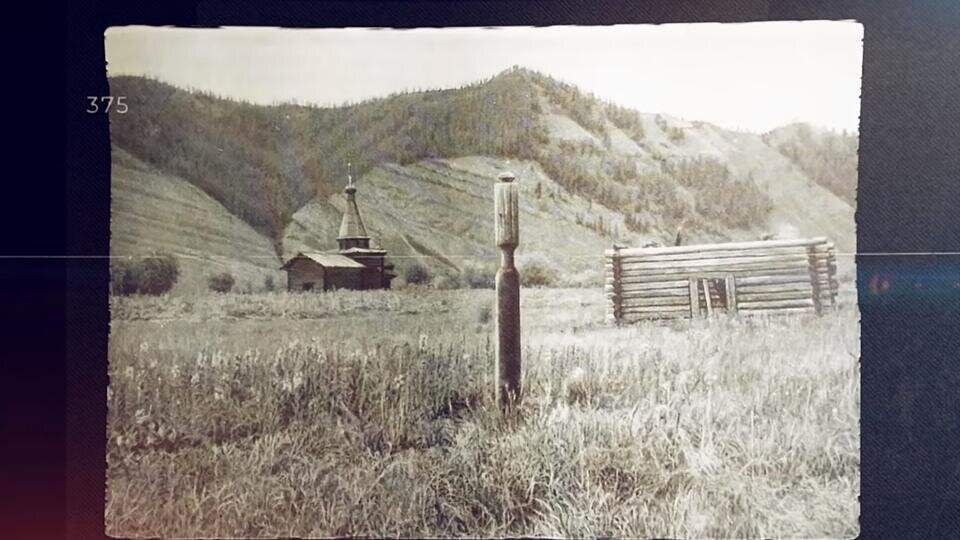 Церковь Зашиверска. Кадр из программы "Загадки человечества"
