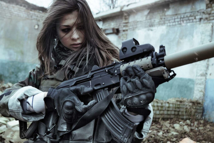 Девушка сталкер