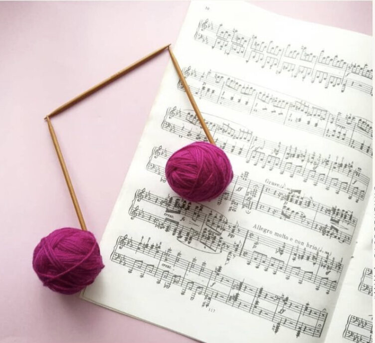 музыка и вязание всегда со мной рядом