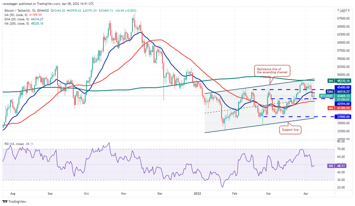 Дневной график BTC/USDT. Источник: TradingView
