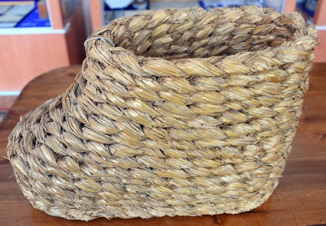 Эрзац-валенки в экспозиции ЛОКМ «Липецкий край в годы Великой Отечественной войны»