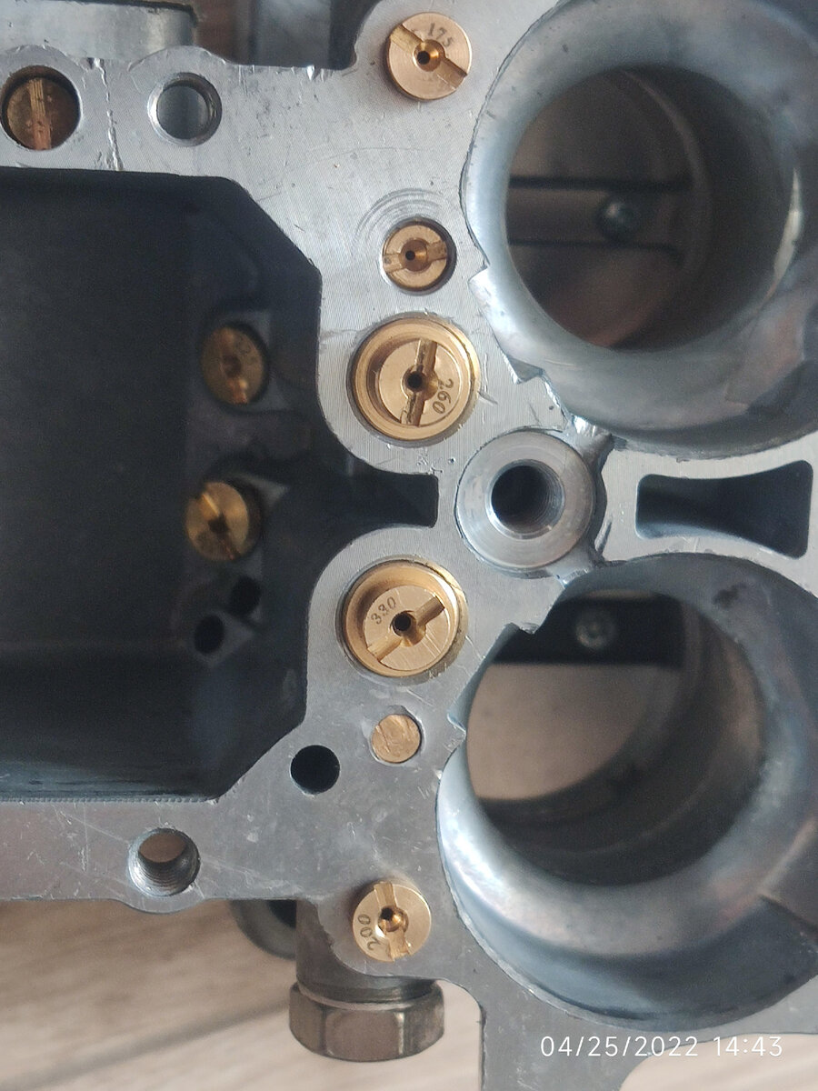 Номиналы жиклеров иные чем на них написано, диффузоры 24х27