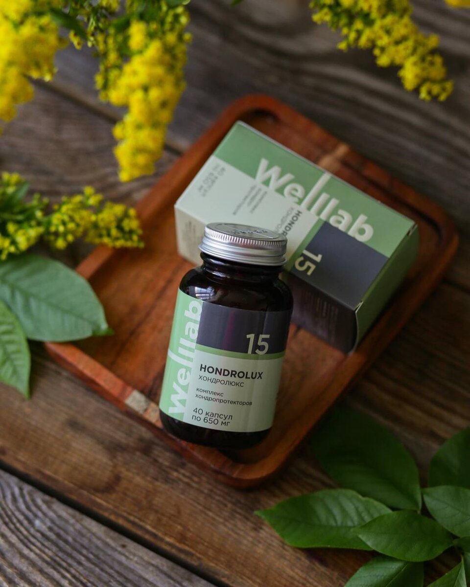 • HONDROLUX БАД на основе хондропротекторов, которые обеспечивают поддержку тканям хрящей и суставов. 