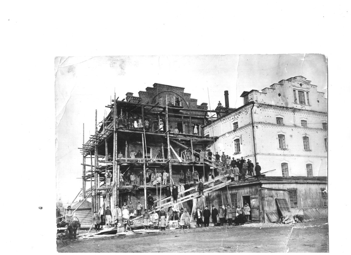 Строительство мельницы Щербакова