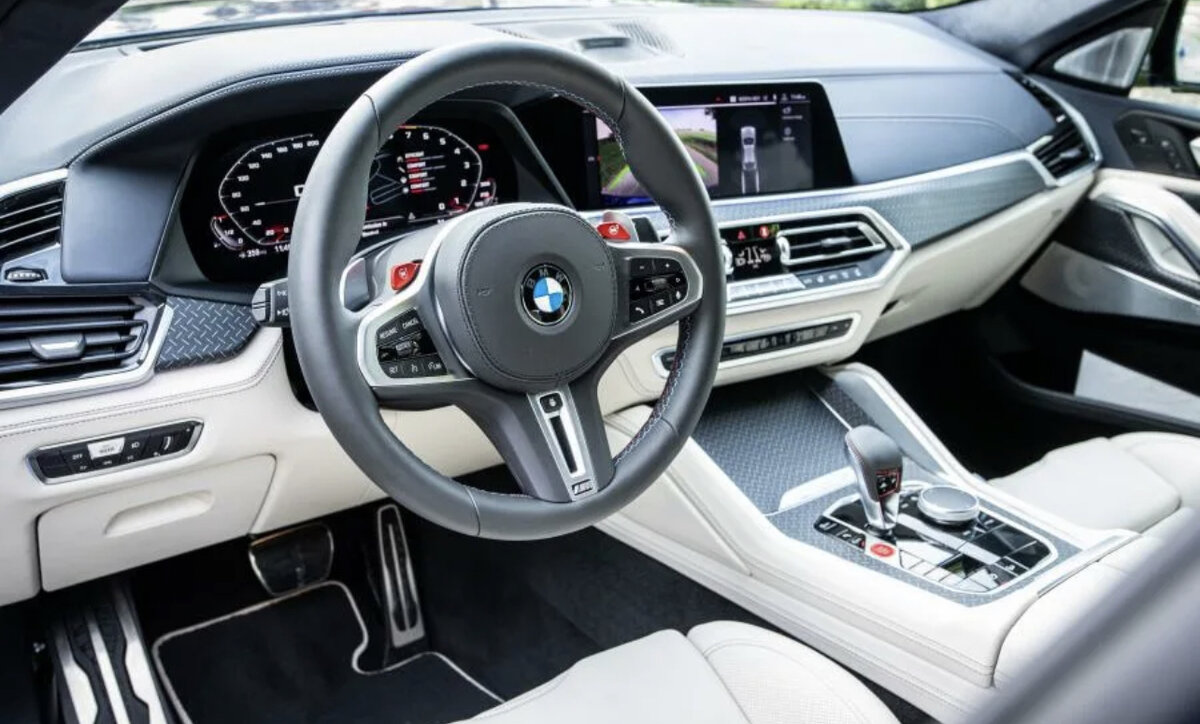 BMW x6m 2020 салон